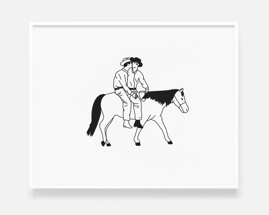 Cowboy Lovers Print/Poster