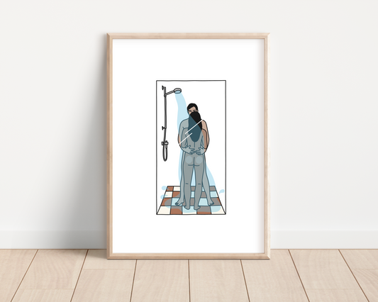 Shower with Me Print/Poster