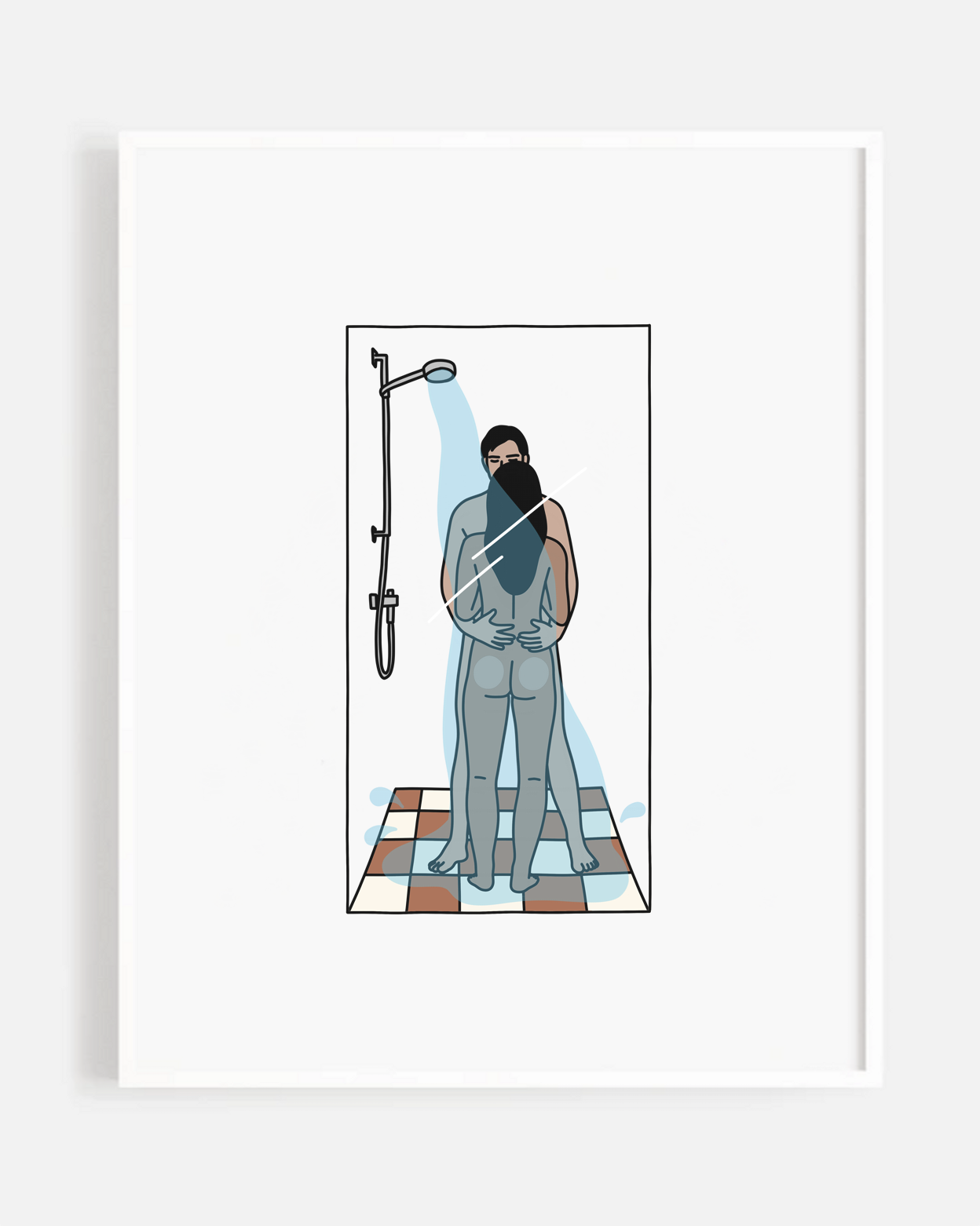 Shower with Me Print/Poster