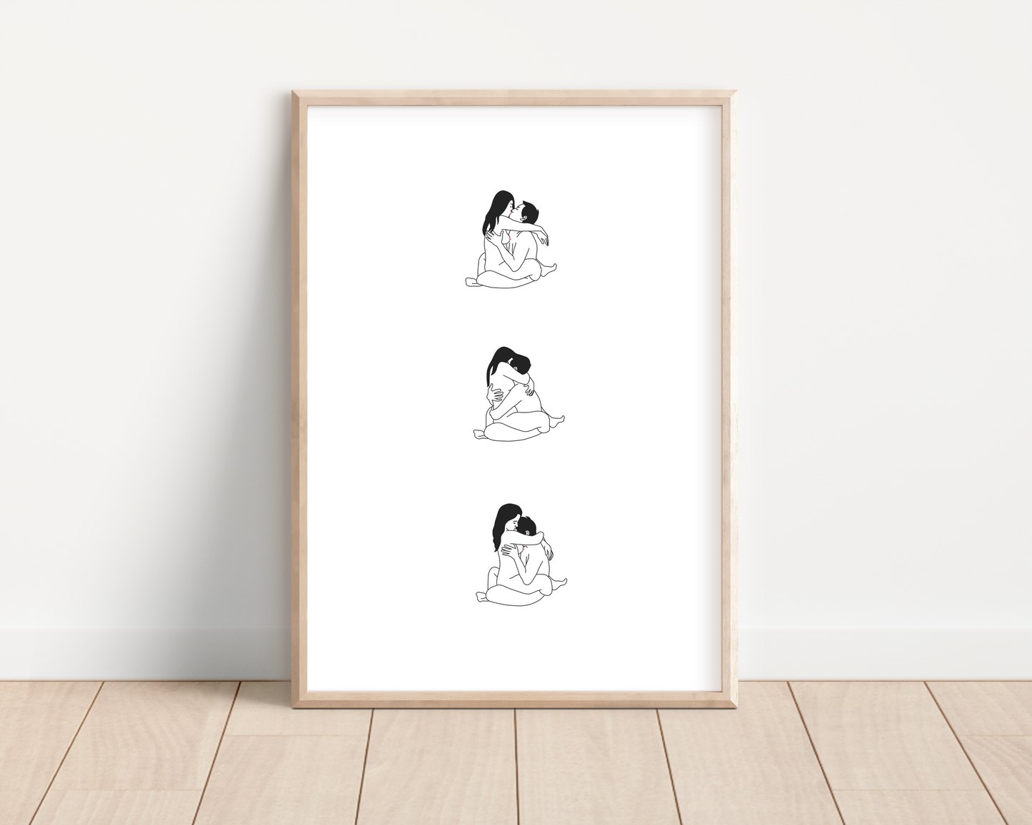 Sitting Lovers Print/Poster