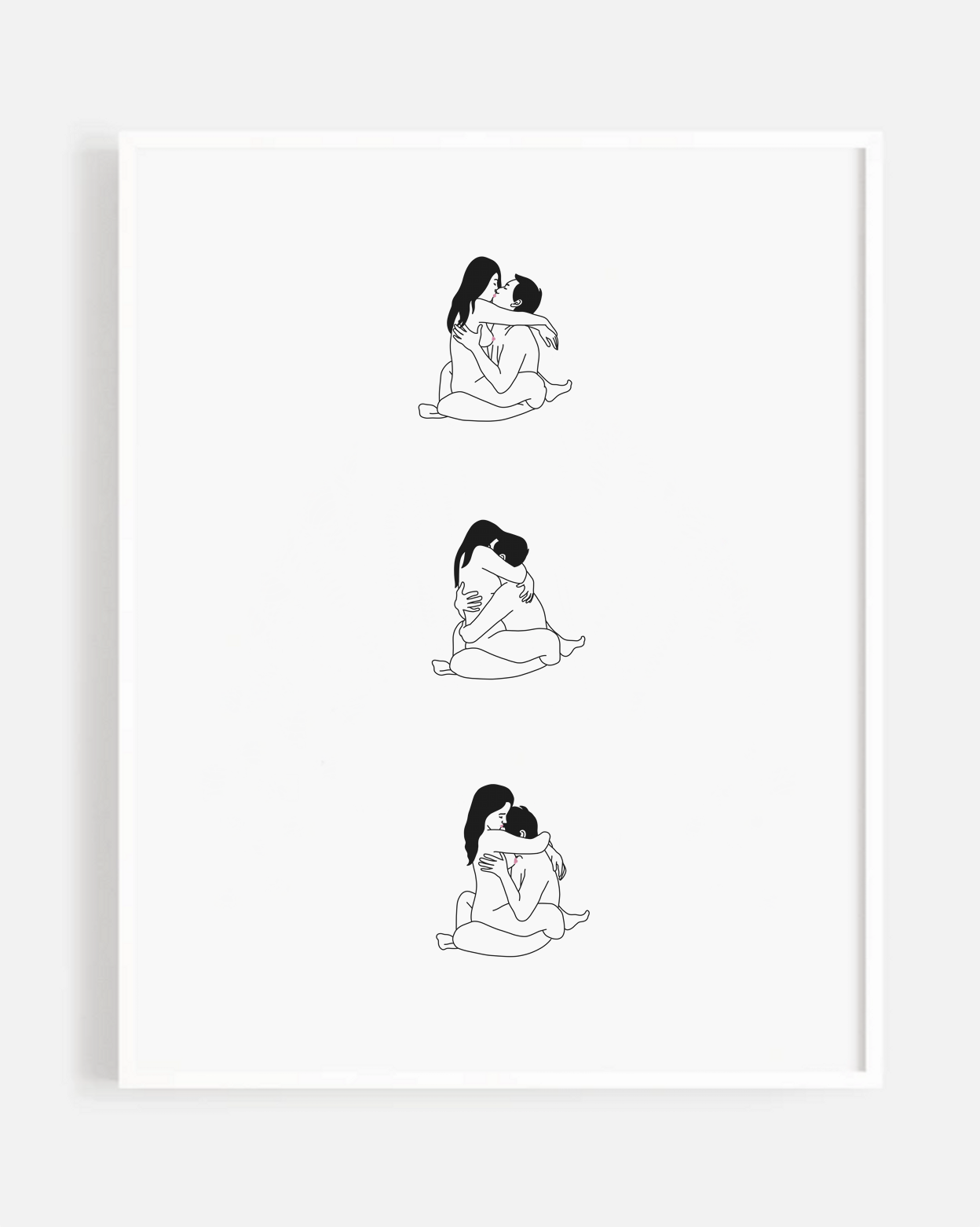 Sitting Lovers Print/Poster