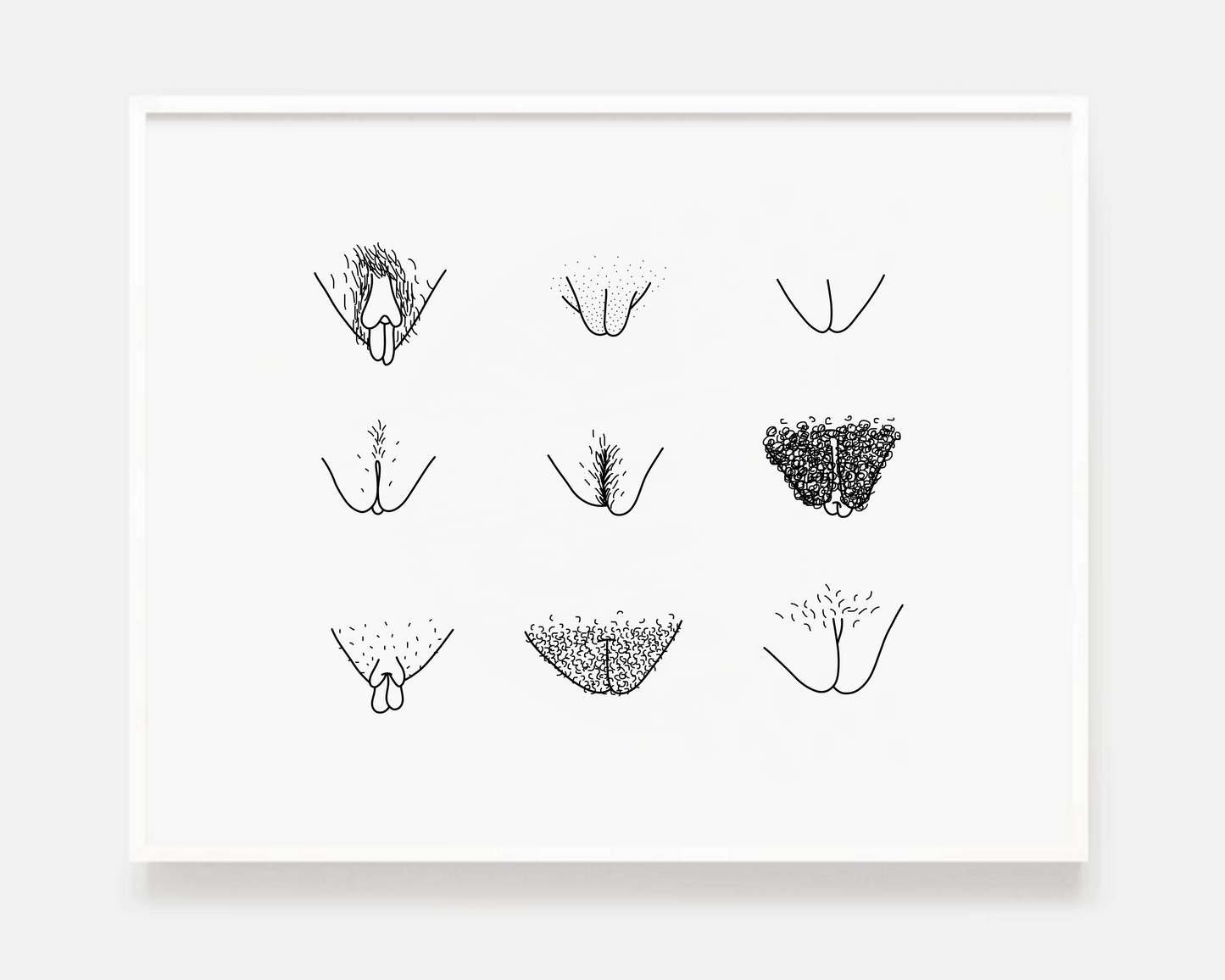 Vulva Chart Print/Poster