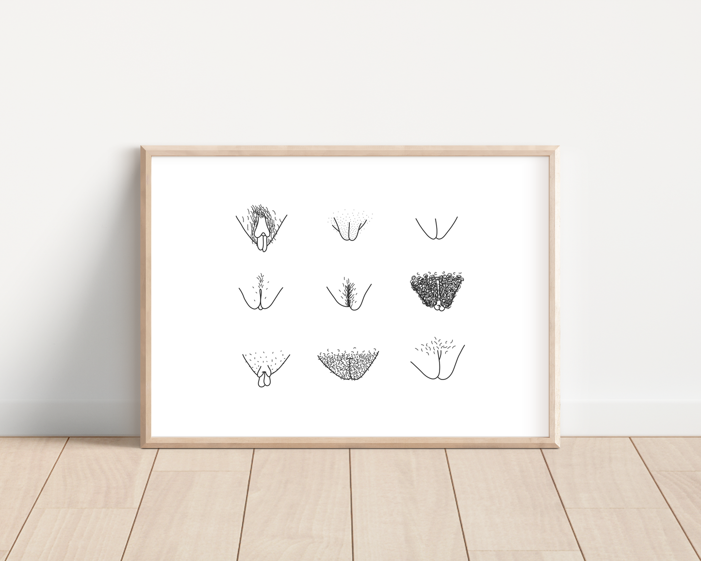 Vulva Chart Print/Poster